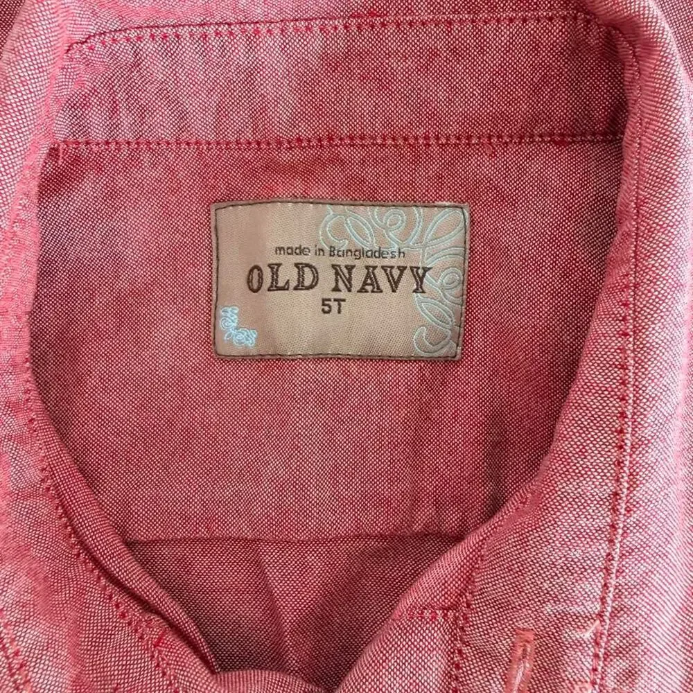 Old navy pink button up...